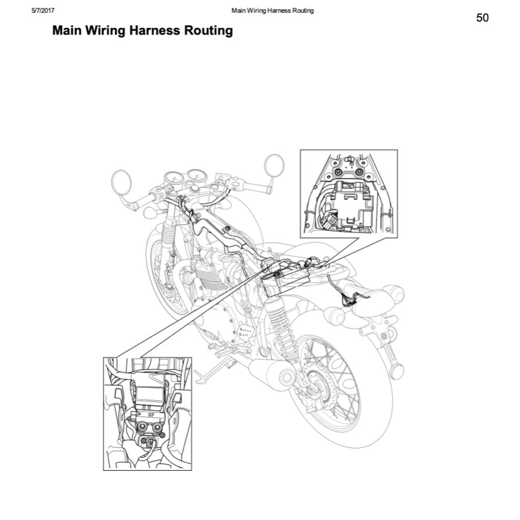 TRIUMPH THRUXTON R 1200 2016-2023 Full Manual Set – Repair & Maintenance Manual and User Handbook