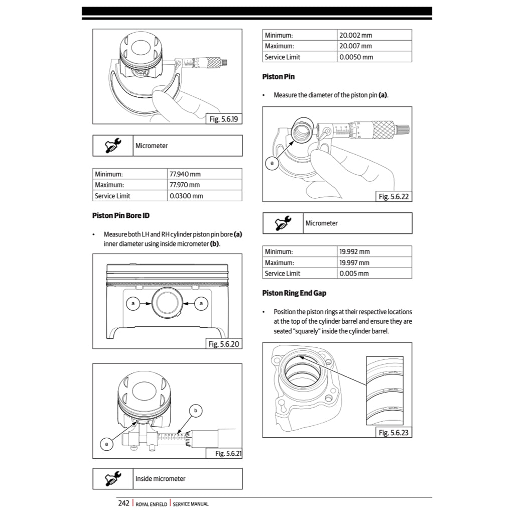 ROYAL ENFIELD INTERCEPTOR TWIN 650 2018-2023 Full Manual Set – Repair & Maintenance Manual and User Handbook
