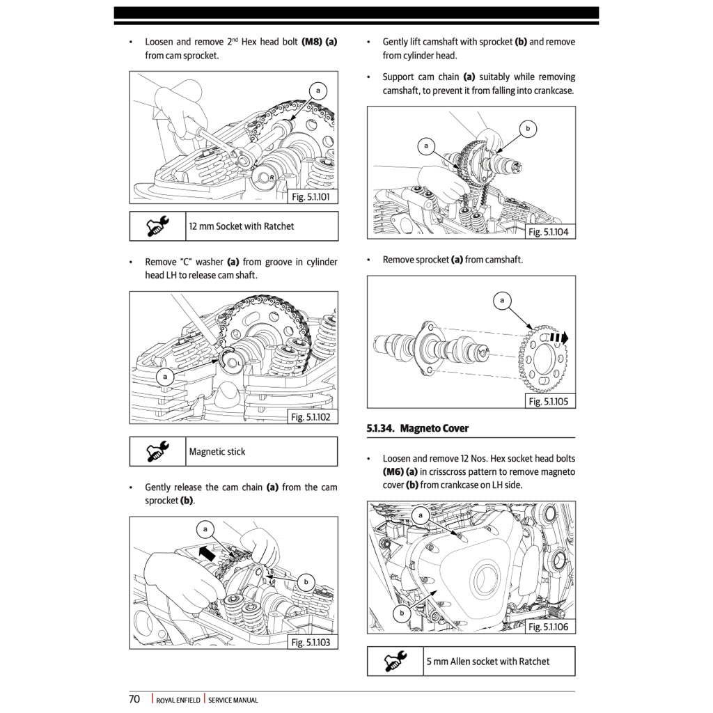 ROYAL ENFIELD CONTINENTAL GT TWIN 650 2017-2023 Full Manual Set – Repair & Maintenance Manual and User Handbook