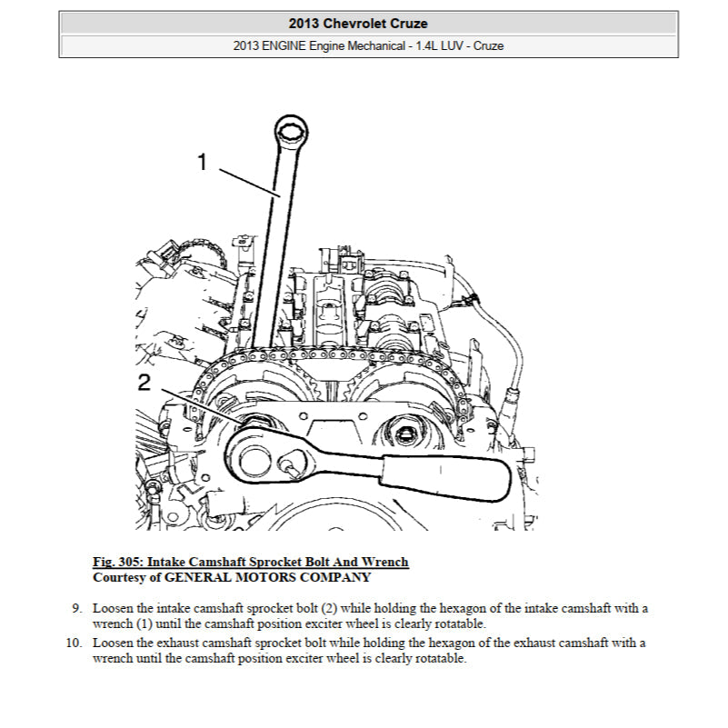 CHEVROLET CRUZE J300 2008-2016 Full Manual Set – Repair & Maintenance Manual