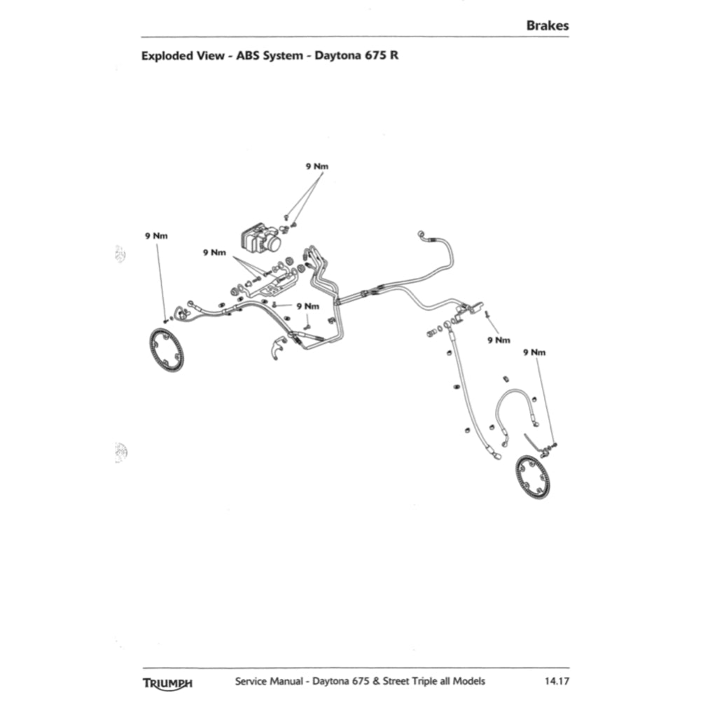 TRIUMPH STREET TRIPLE/DAYTONA 675 R 2009-2012 Full Manual Set – Repair & Maintenance Manual and User Handbook