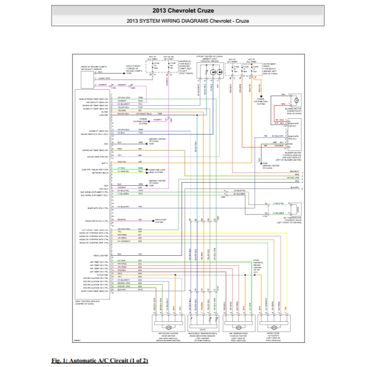 CHEVROLET CRUZE J300 2008-2016 Full Manual Set – Repair & Maintenance Manual