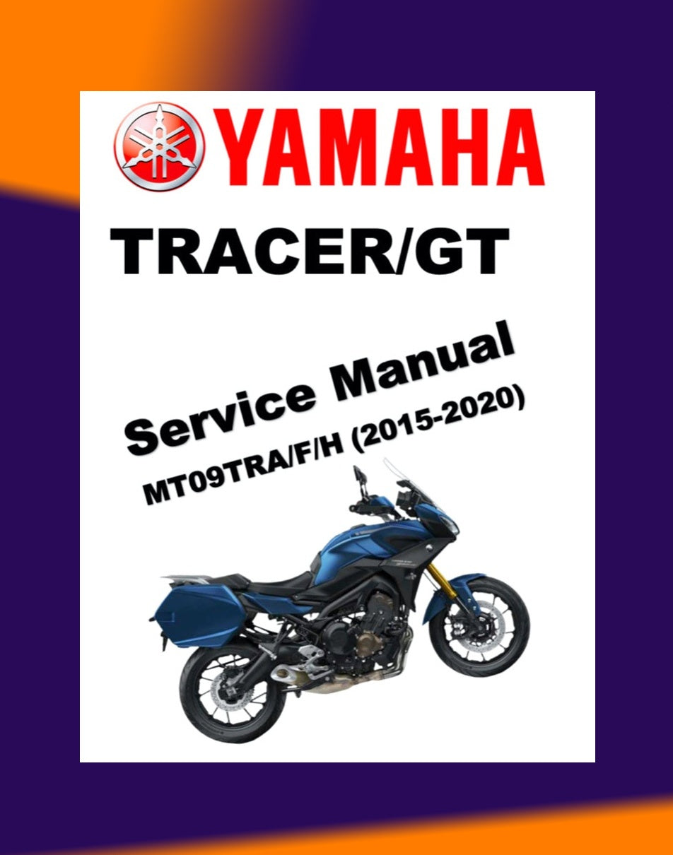 YAMAHA 900 TRACER/GT TRA/F/H 2015-2020 Full Manual Set – Repair & Maintenance Manual and Spare Parts Catalog and User Handbook
