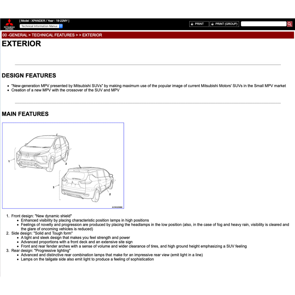 MITSUBISHI XPANDER NC 2019-2023 Full Manual Set – Repair & Maintenance Manual