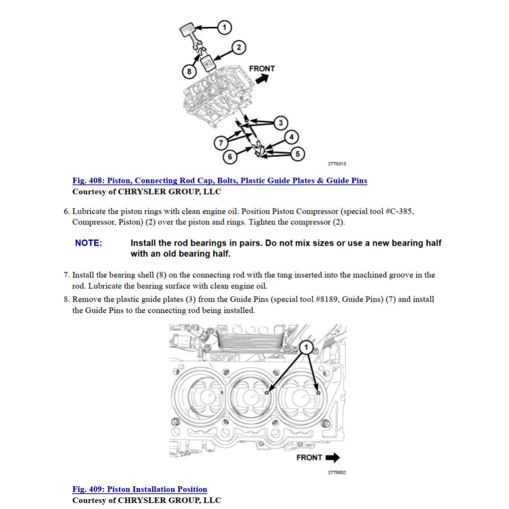 DODGE CHALLENGER III 2008-2020 Full Manual Set – Repair & Maintenance Manual