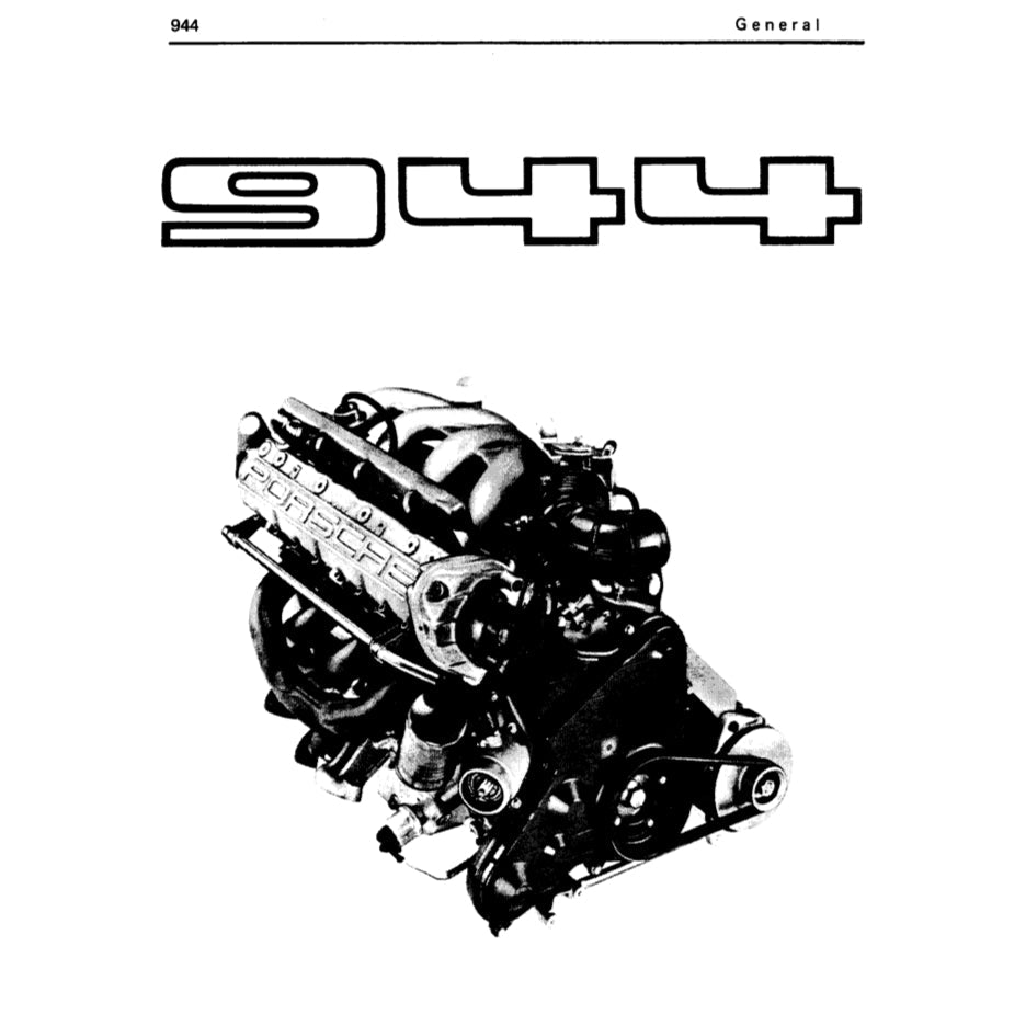 PORSCHE 944 1982-1991 Full Manual Set – Repair & Maintenance Manual and Spare Parts Catalog