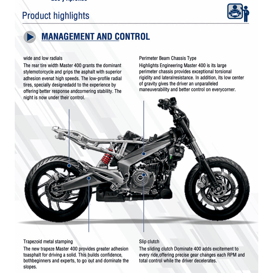 MODENAS DOMINAR 400 400UG 2017-2023 Full Manual Set – Repair & Maintenance Manual and Spare Parts Catalog andUser Handbook