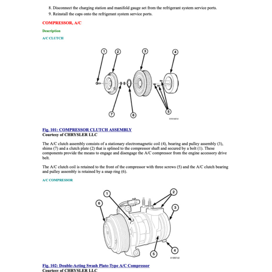 JEEP WRANGLER JK 2007-2017 Full Manual Set – Repair & Maintenance Manual and Spare Parts Catalog
