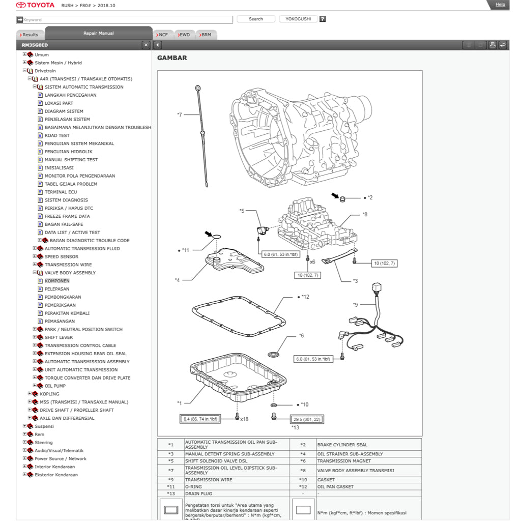 TOYOTA RUSH 2017-2023 Full Manual Set – ONLINE Repair & Maintenance Manual
