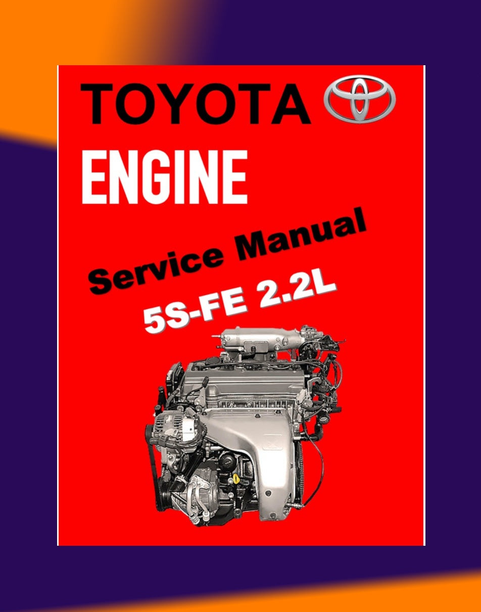 TOYOTA ENGINE 5S-FE SERVICE REPAIR WORKSHOP MANUAL
