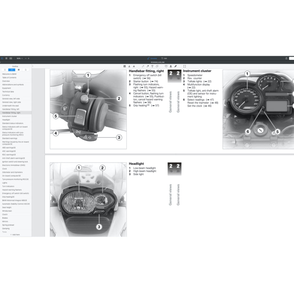 BMW R1200 GS / R1200GS K25 2005-2013 Full Manual Set – Repair & Maintenance Manual and Spare Parts Catalog and User Handbook