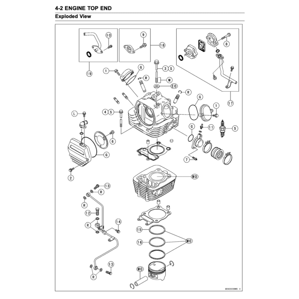 KAWASAKI ELIMINATOR 125 / MODENAS JAGUH 175 1997-2007 Full Manual Set – Repair & Maintenance Manual and Spare Parts Catalog and User Handbook