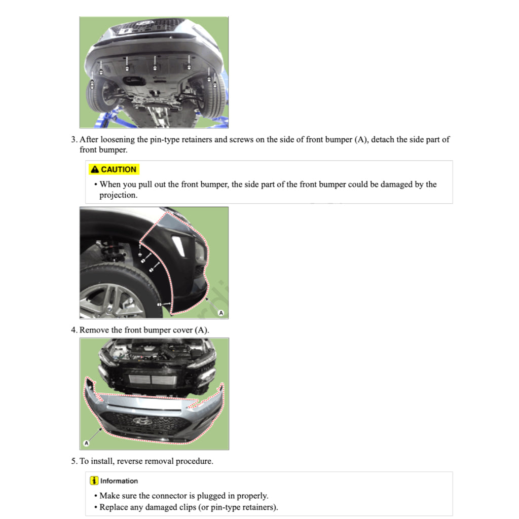 HYUNDAI KONA OS 2017-2023 Full Manual Set – Repair & Maintenance Manual