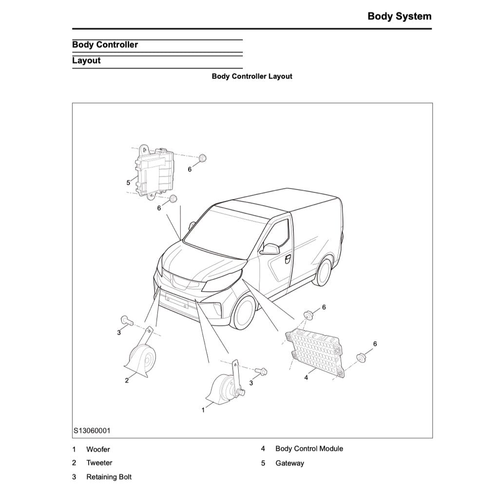 MAXUS EV30 eDELIVER3 2019+ Full Manual Set – Repair & Maintenance Manual