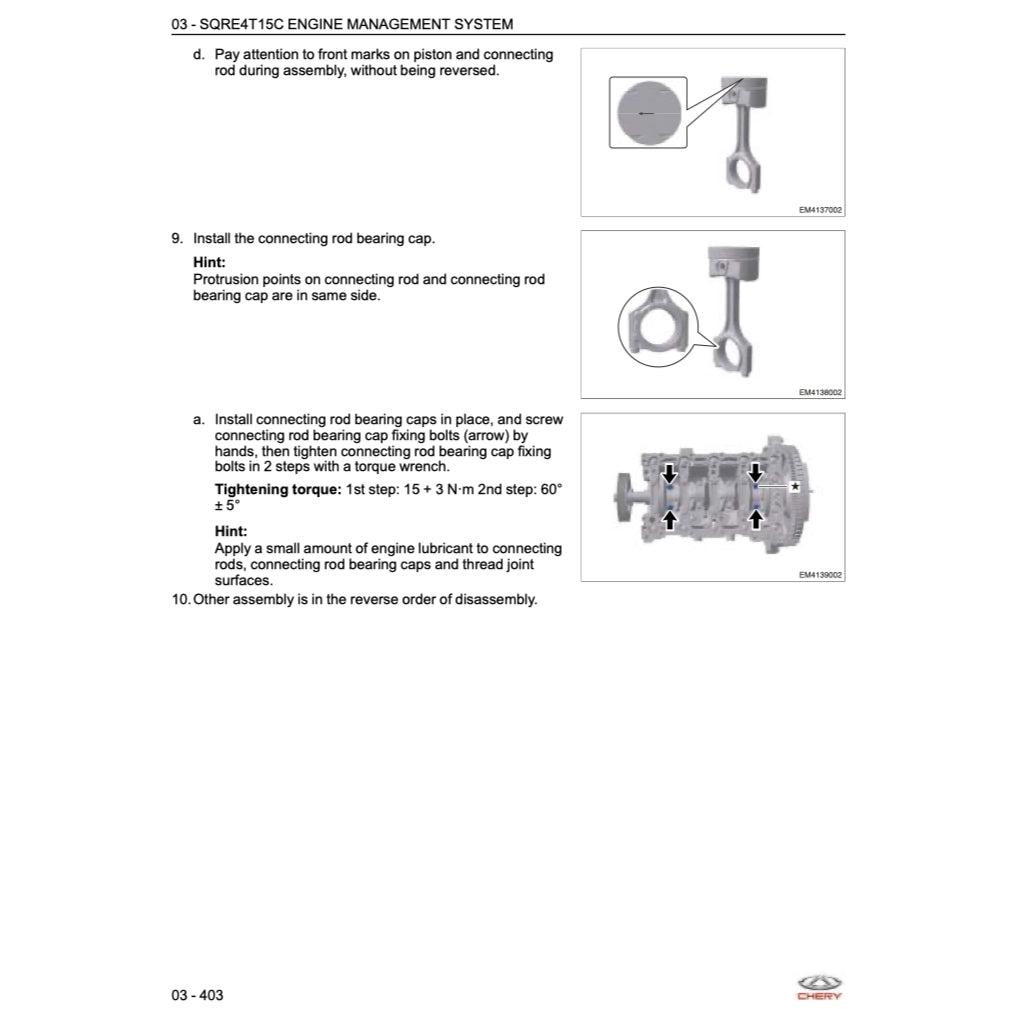 CHERY OMODA 5 2023+ Full Manual Set – Repair & Maintenance Manual