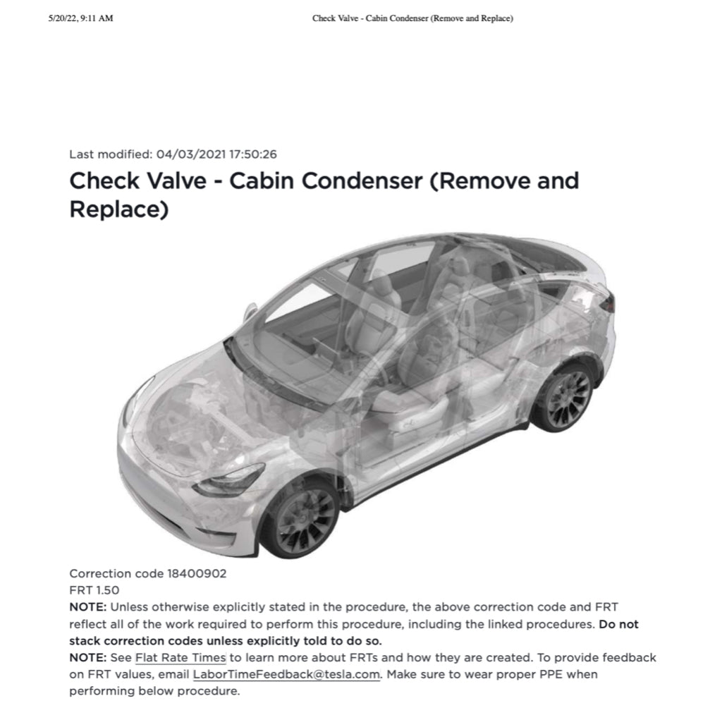 TESLA MODEL Y 2020+ Full Manual Set – Repair & Maintenance Manual