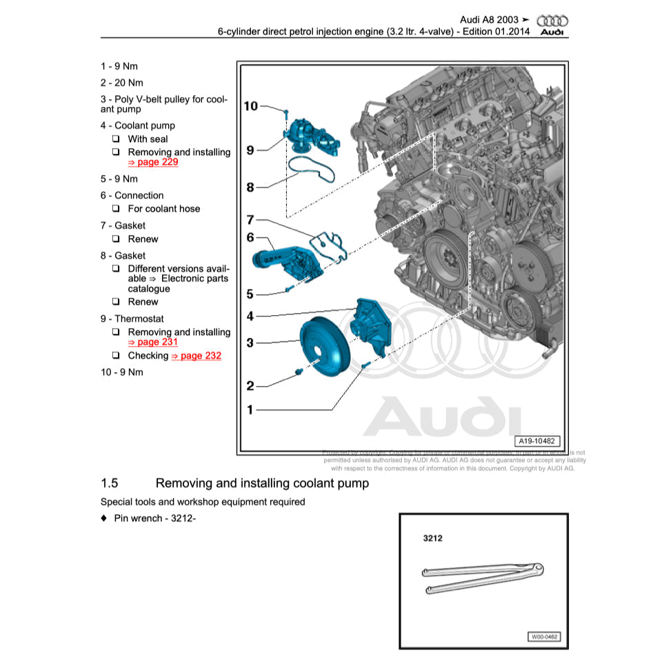 Audi A8 D3/4E 2002-2010 Full Manual Set – Repair & Maintenance Manual