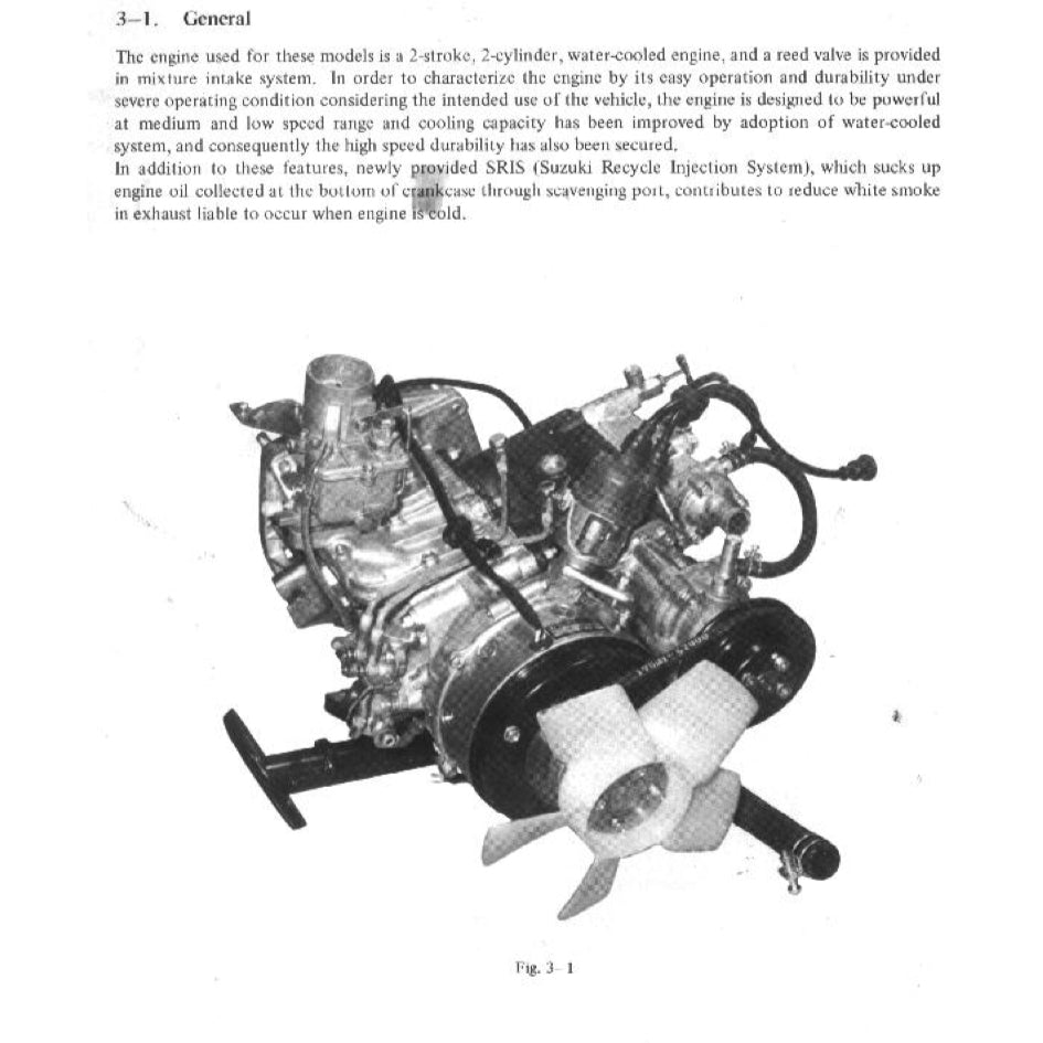 SUZUKI LJ20 JIMNY 1972-1981 Full Manual Set – Repair & Maintenance Manual and Spare Parts Catalog