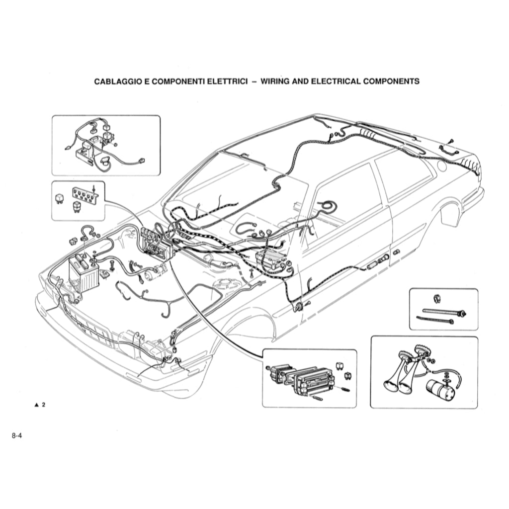 MASERATI BITURBO 222/228/420/422/425 1981-1994 Full Manual Set – Repair & Maintenance Manual and Spare Parts Catalog