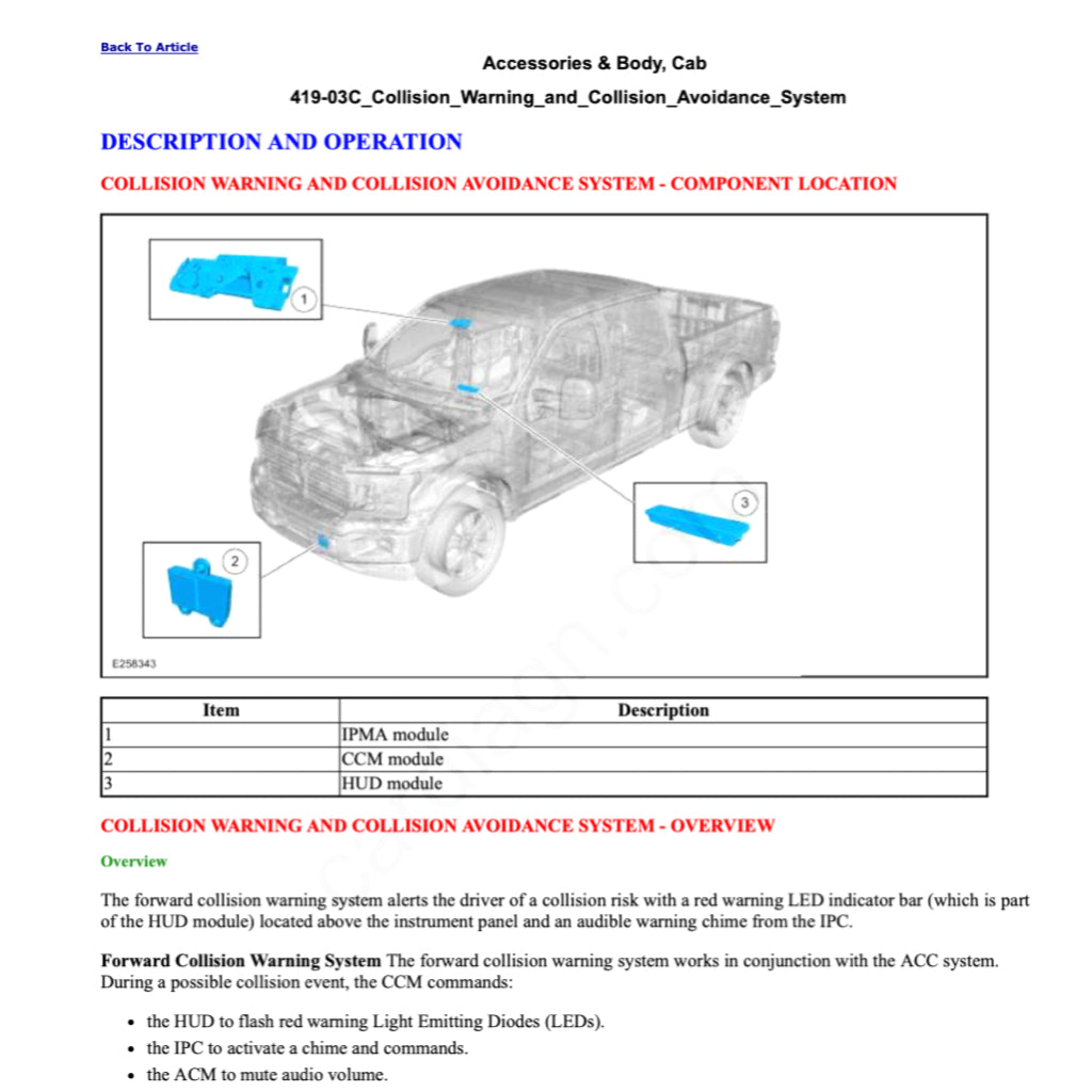 FORD F-150 F150 RAPTOR 2017-2020 Full Manual Set – Repair & Maintenance Manual