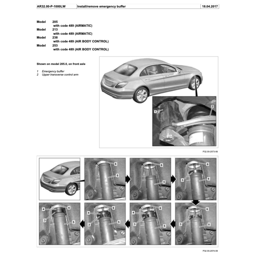 MERCEDES-BENZ W213 2017-2023 Full Manual Set – Repair & Maintenance Manual