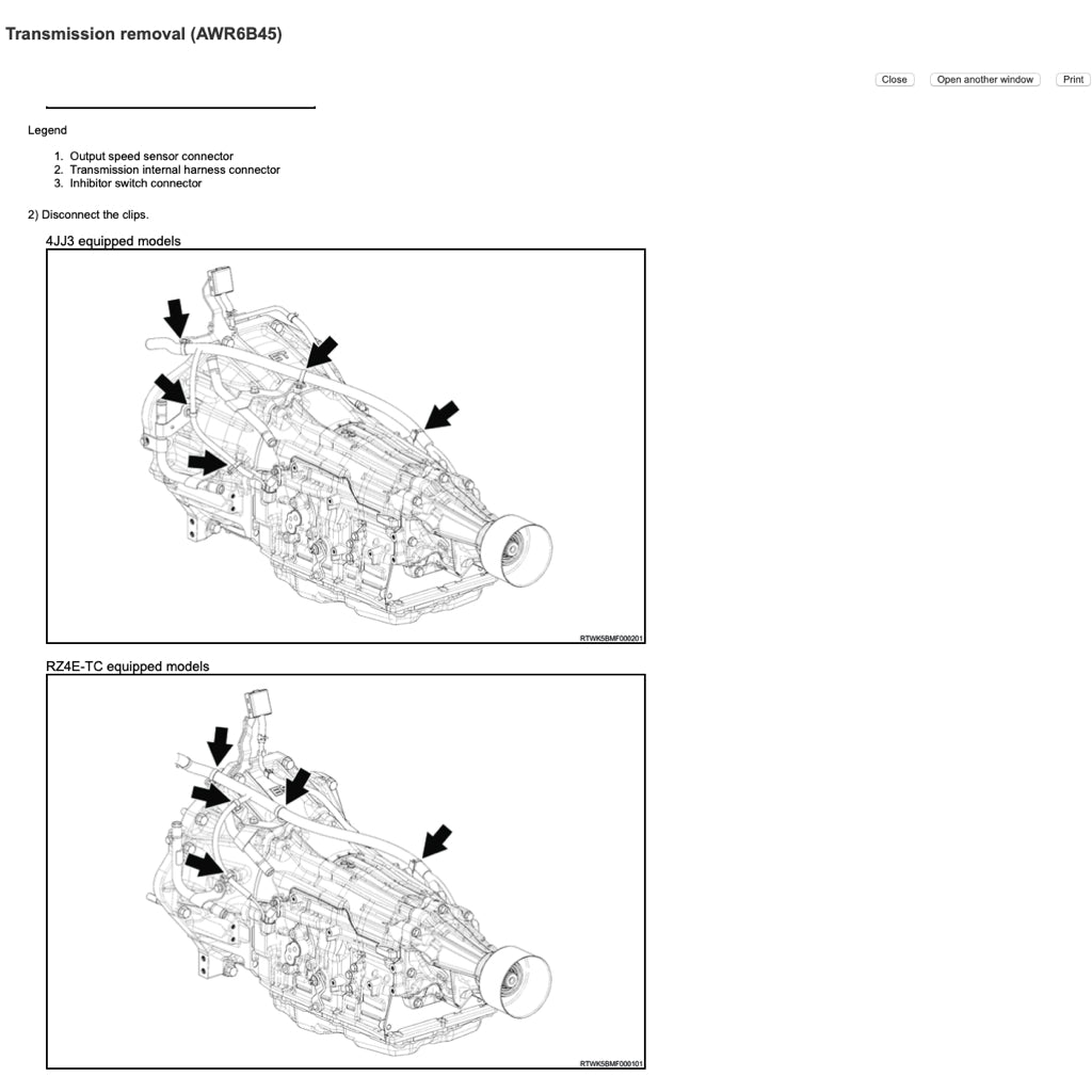 ISUZU D-MAX / MU-X UCR/UCS 2021+ Full Manual Set – Repair & Maintenance Manual