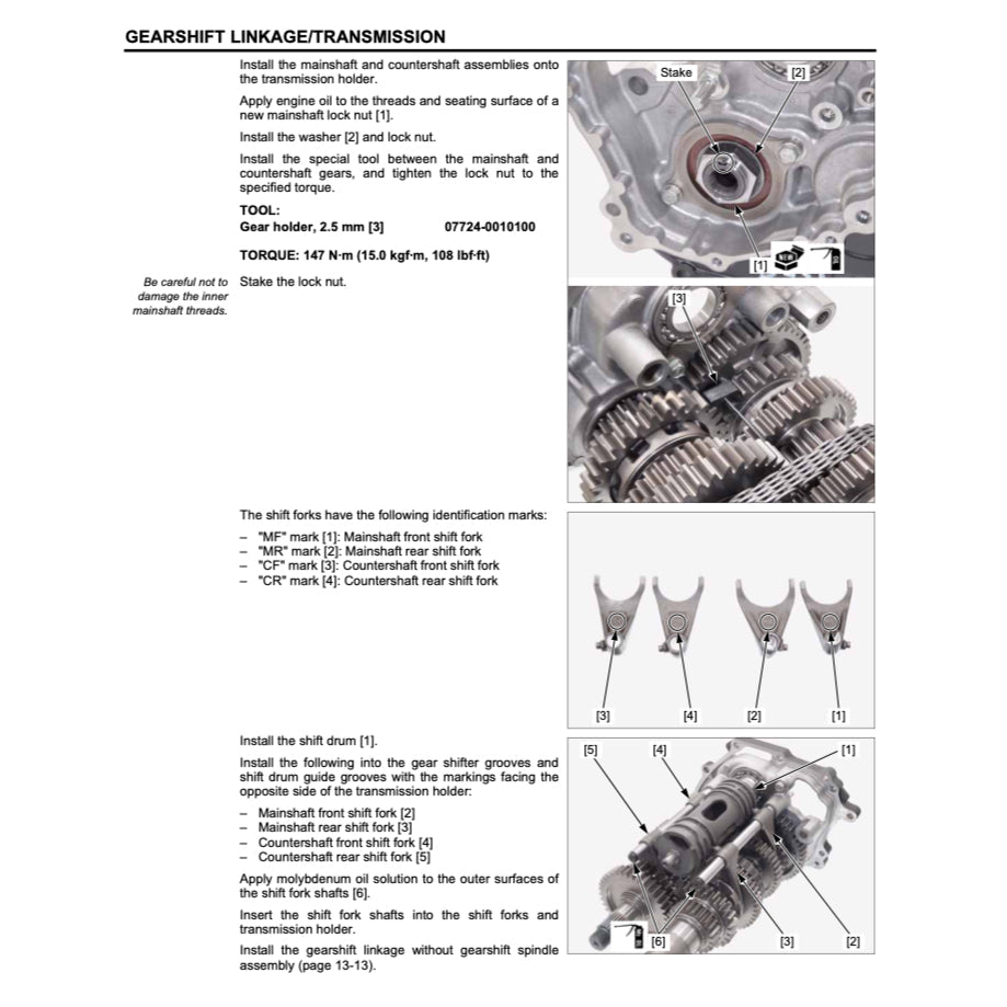 HONDA GOLD WING GL1800 2018+ Full Manual Set – Repair & Maintenance Manual and User Handbook