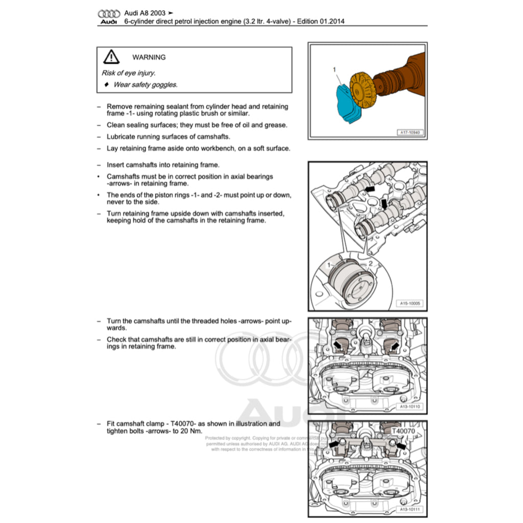 Audi A8 D3/4E 2002-2010 Full Manual Set – Repair & Maintenance Manual