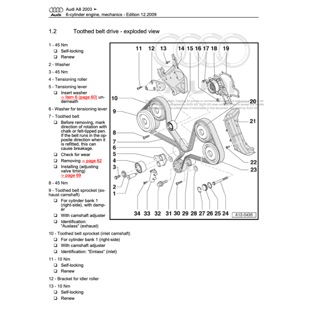 Audi A8 D3/4E 2002-2010 Full Manual Set – Repair & Maintenance Manual
