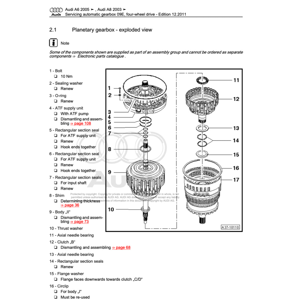 Audi A8 D3/4E 2002-2010 Full Manual Set – Repair & Maintenance Manual