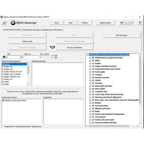 BMW MOTORRAD RSD 09-2017 UPDATE Full Manual Set – ELECTRONIC Repair & Maintenance Manual - WORKSHOP SPECIAL