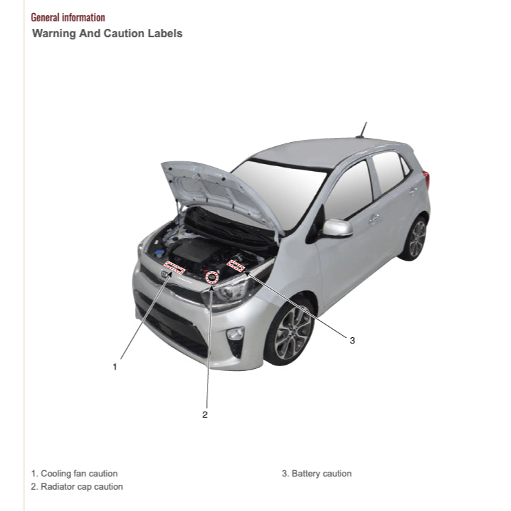 KIA PICANTO JA 2017+ Full Manual Set – ONLINE Repair & Maintenance Manual