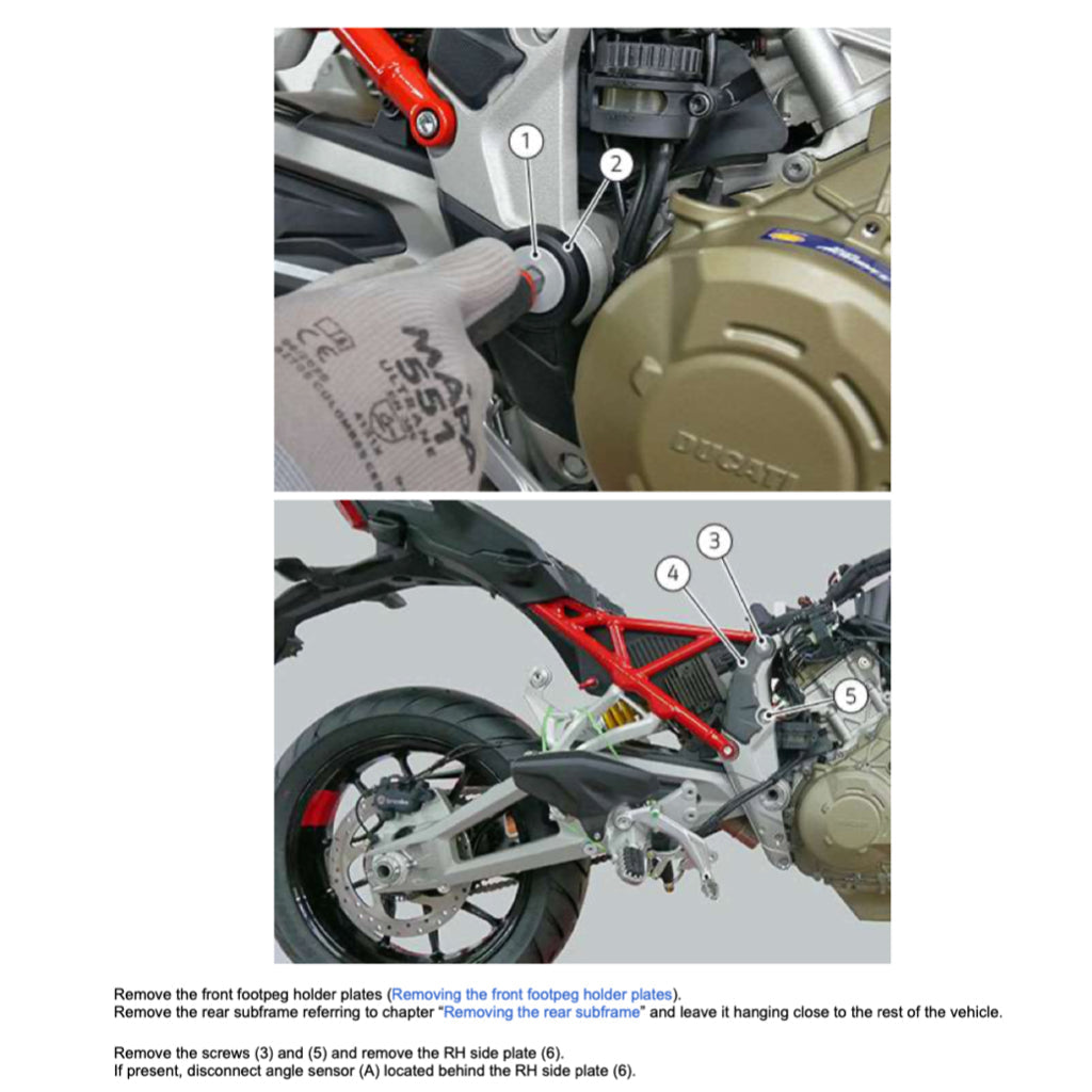 DUCATI MULTISTRADA V4/S 2022+ Full Manual Set – Repair & Maintenance Manual and Spare Parts Catalog and User Handbook