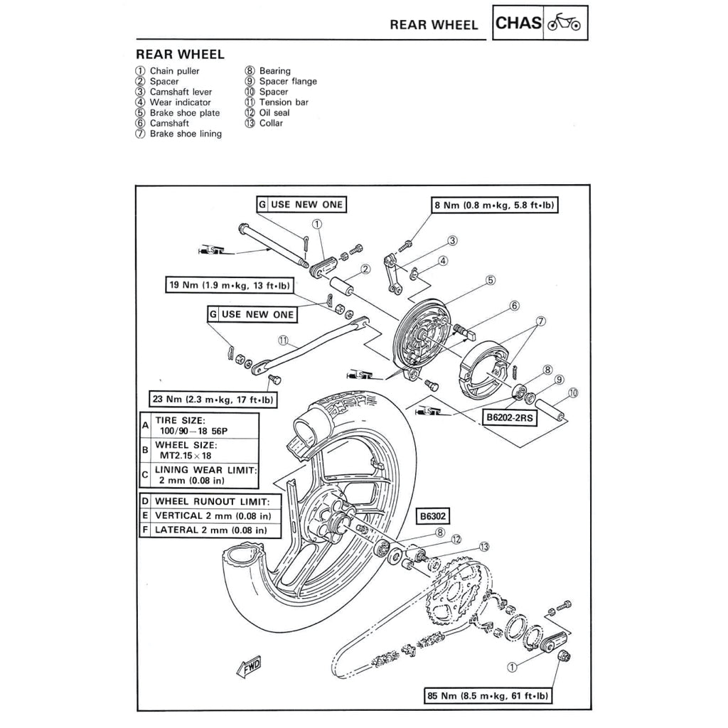 YAMAHA TZR125 1987-1996 Full Manual Set – Repair & Maintenance Manual and Spare Parts Catalog and User Handbook