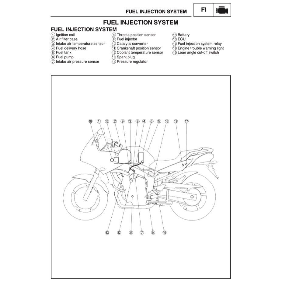 YAMAHA FZ6 FAZER6 FAZER 6 2004-2009 Full Manual Set – Repair & Maintenance Manual and Spare Parts Catalog and User Handbook