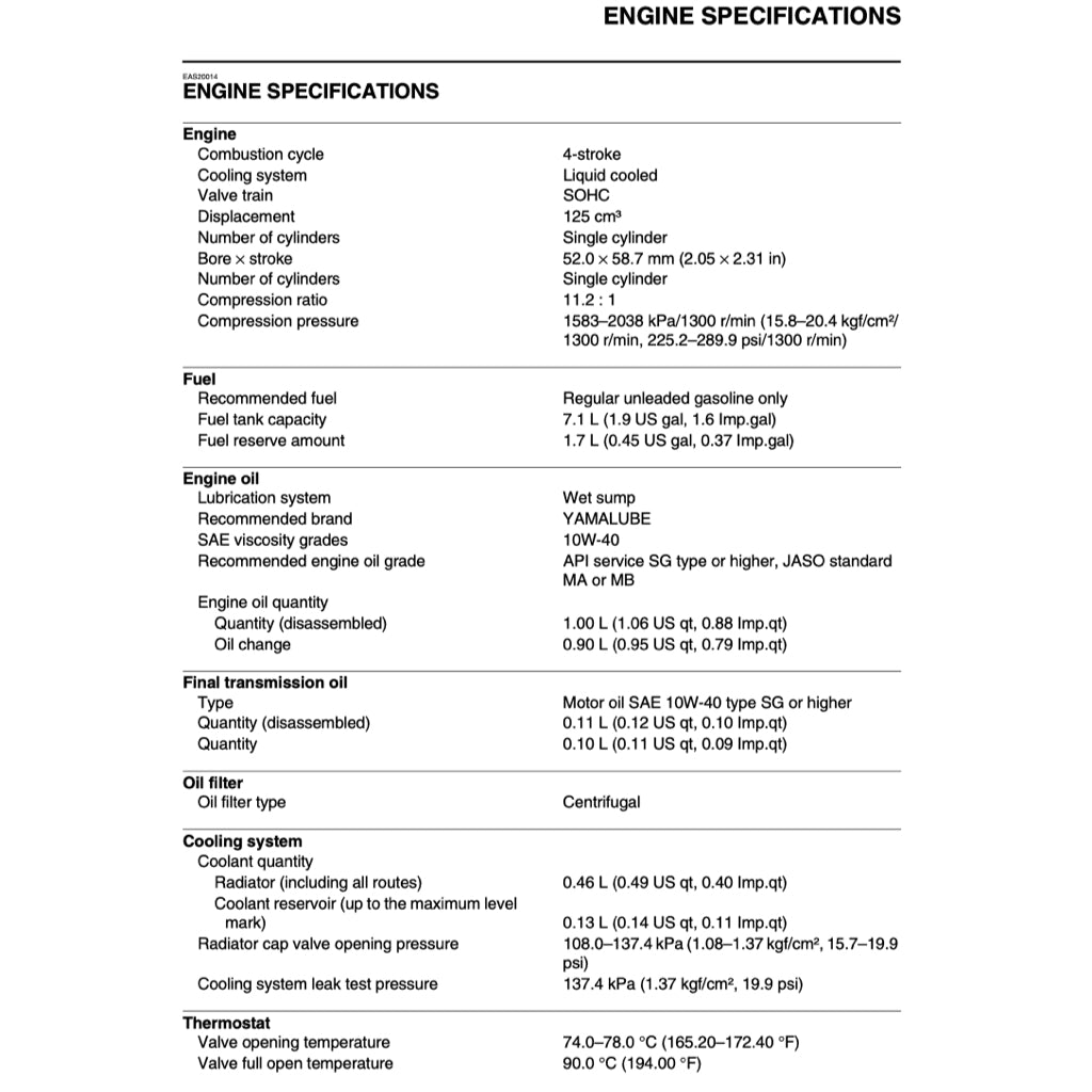 N-MAX YAMAHA NMAX GPD125 2021+ Full Manual Set – Repair & Maintenance Manual and User Handbook