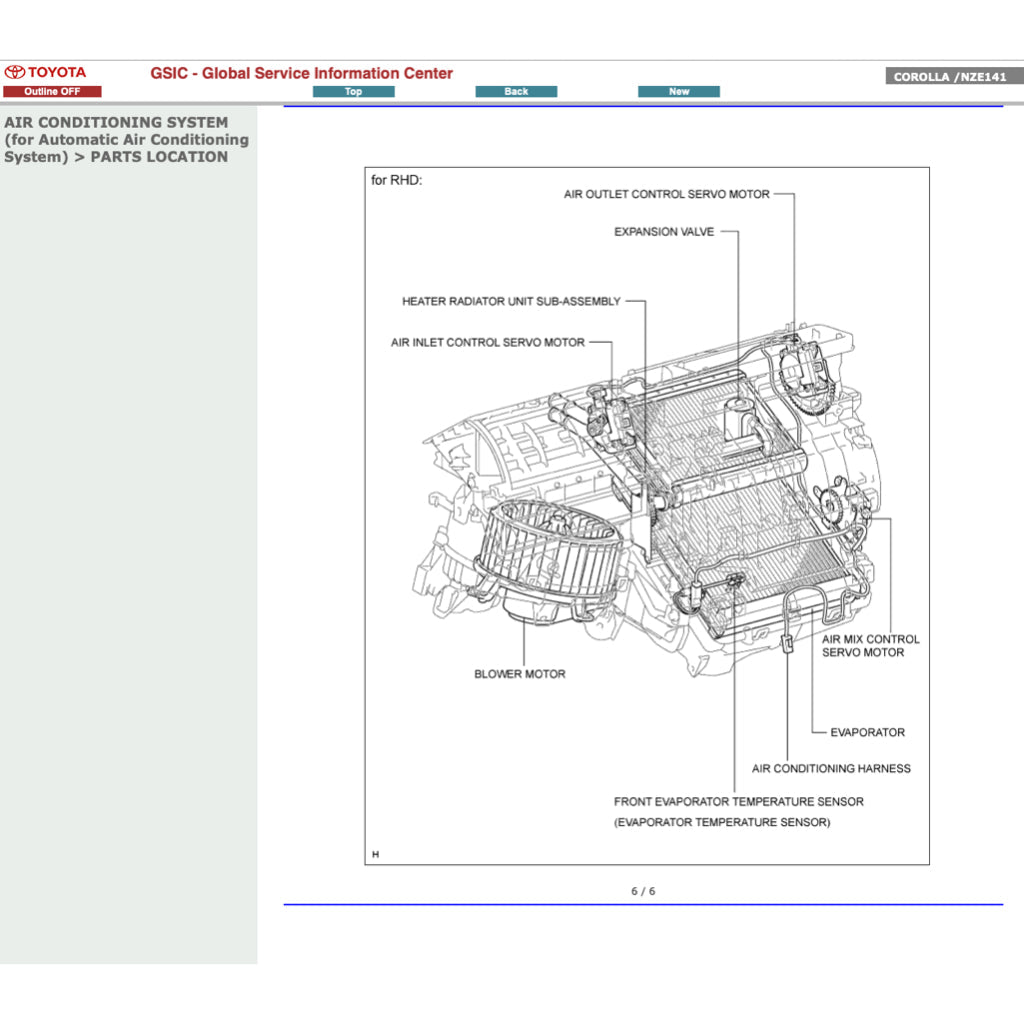 TOYOTA COROLLA ALTIS E141 2010-2013 Full Manual Set – SERVICE WORKBOOK WORKSHOP MANUAL