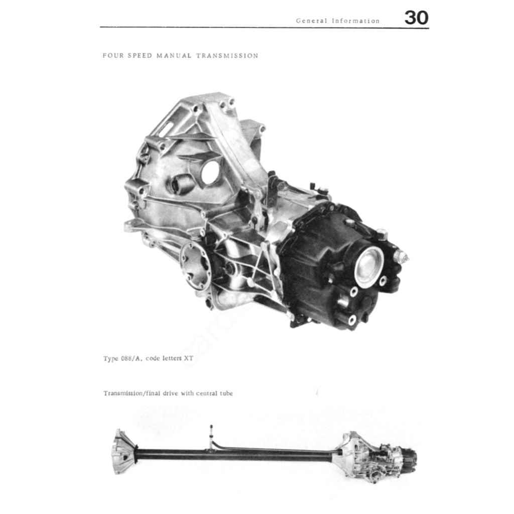 PORSCHE 924 1976-1988 Full Manual Set – Repair & Maintenance Manual and Spare Parts Catalog