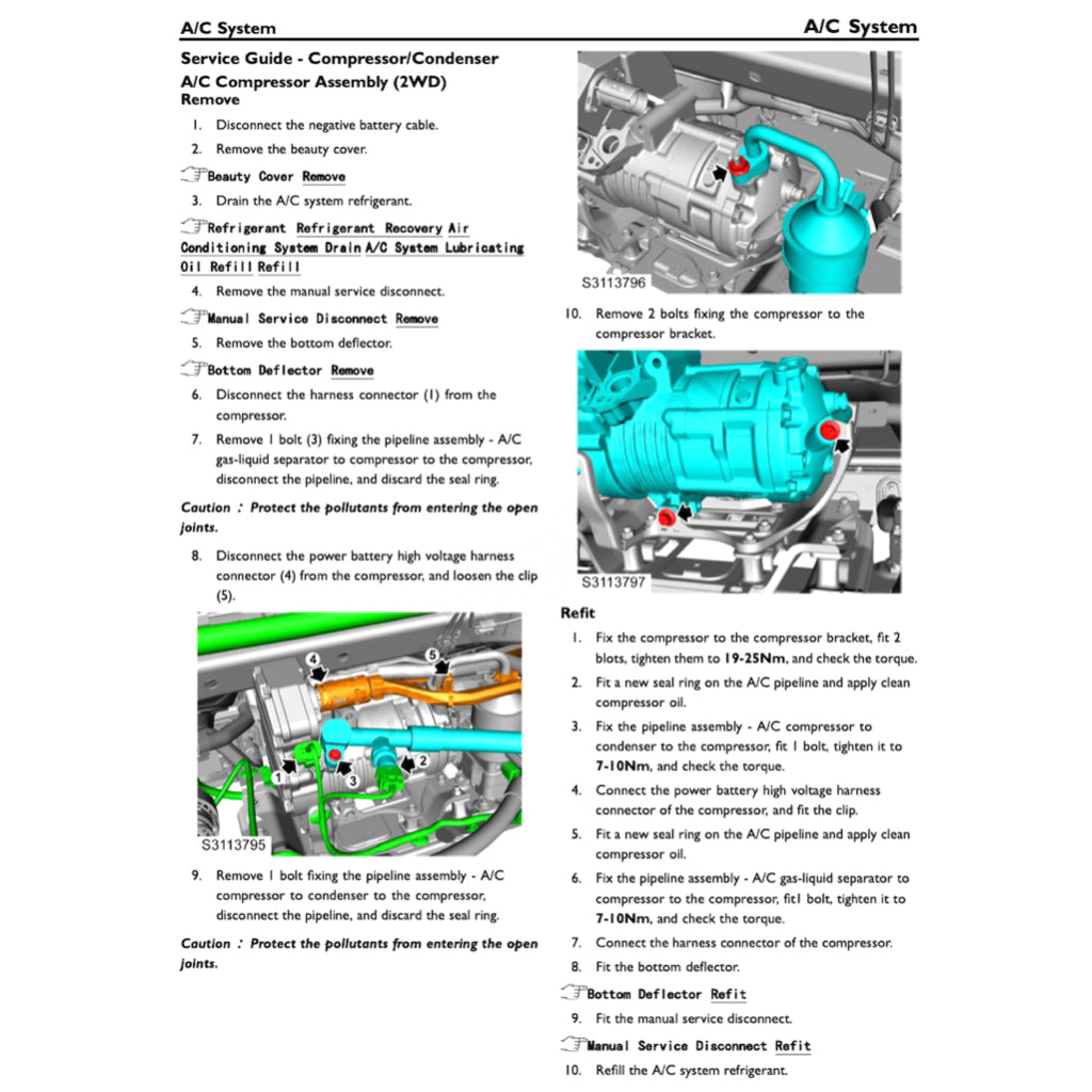 MG4 EV EH32 2022+ Full Manual Set – Repair & Maintenance Manual