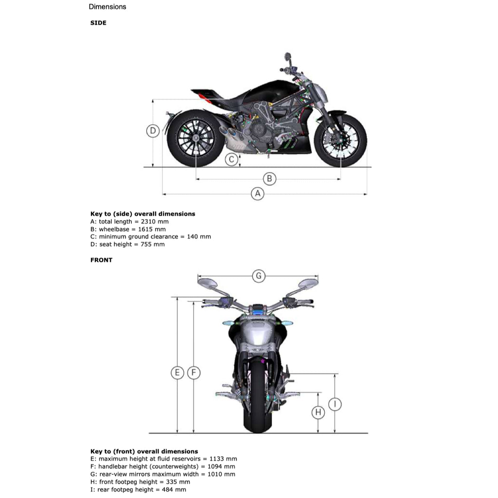 DUCATI X DIAVEL S 1260 2016-2020 Full Manual Set – Repair & Maintenance Manual and Spare Parts Catalog and User Handbook