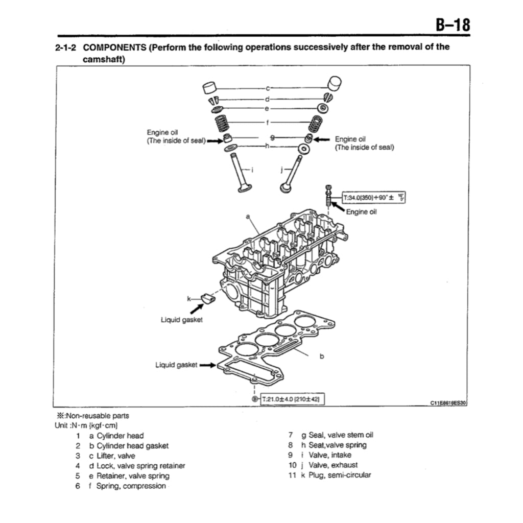 DAIHATSU ENGINE JB-DET Workshop Repair Manual