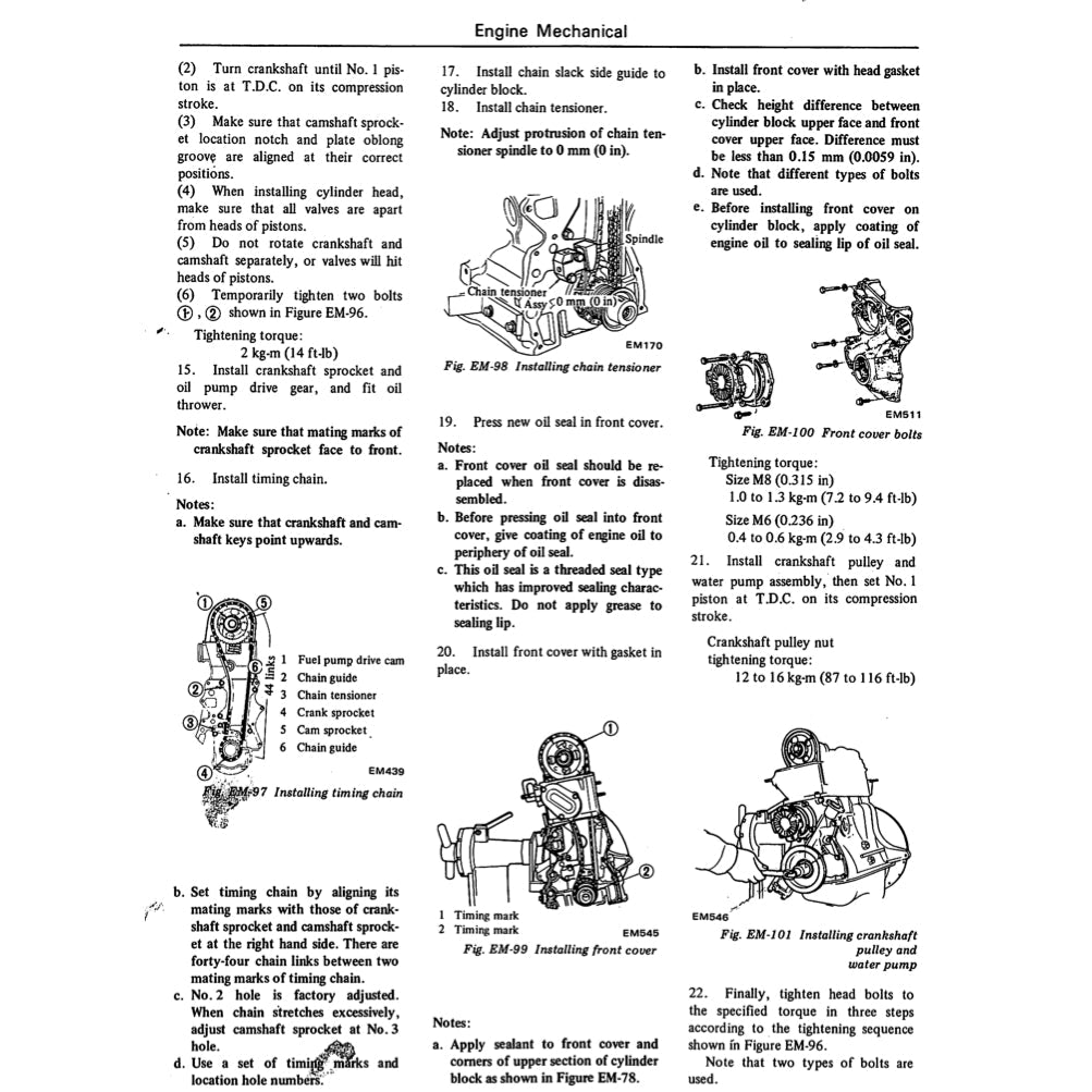 DATSUN VIOLET 710 1973-1977 Full Manual Set – Repair & Maintenance Manual