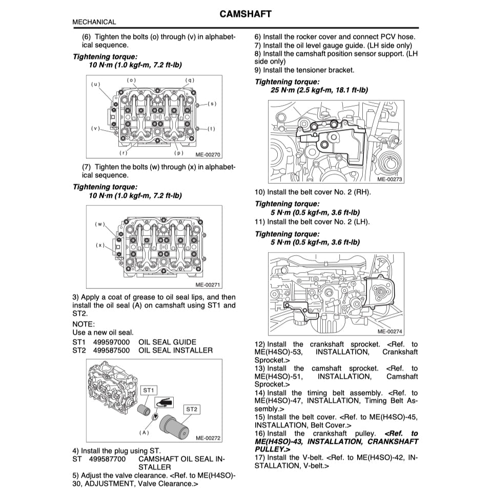 SUBARU LEGACY BE/BH 1999-2004 Full Manual Set – Repair & Maintenance Manual