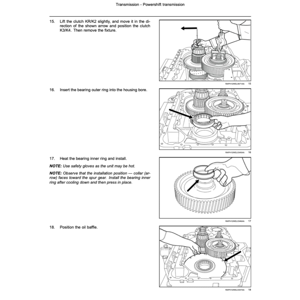 CASE 1021F / 1121F WHEEL LOADER Workshop Repair Manual