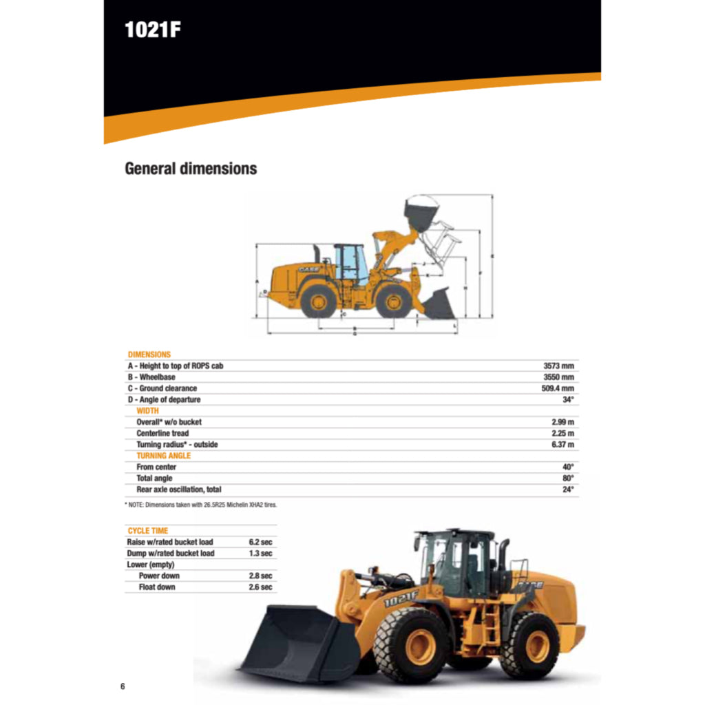 CASE 1021F / 1121F WHEEL LOADER Workshop Repair Manual