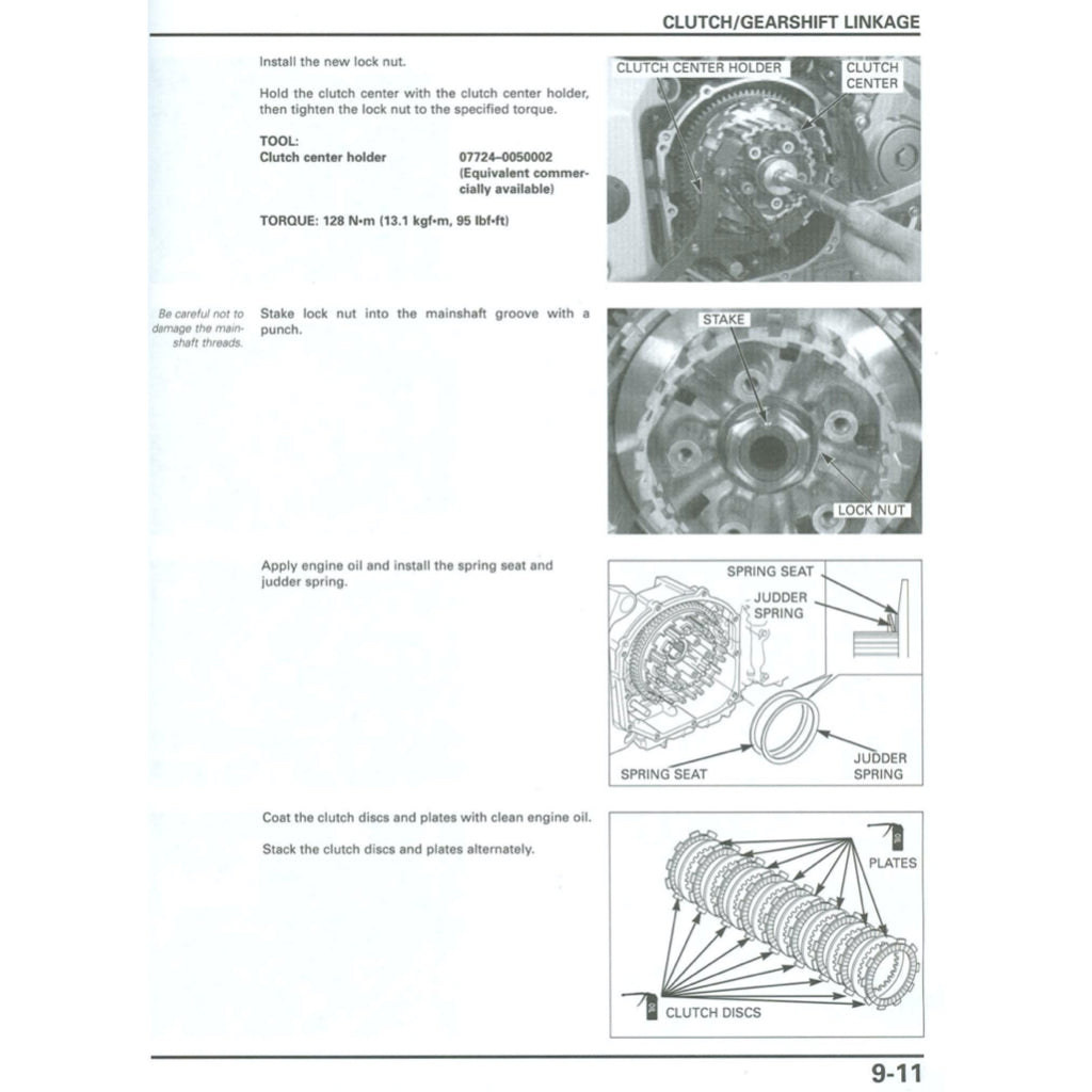 HONDA CB900F 919 HORNET 2002-2007 Full Manual Set – Repair & Maintenance Manual and User Handbook