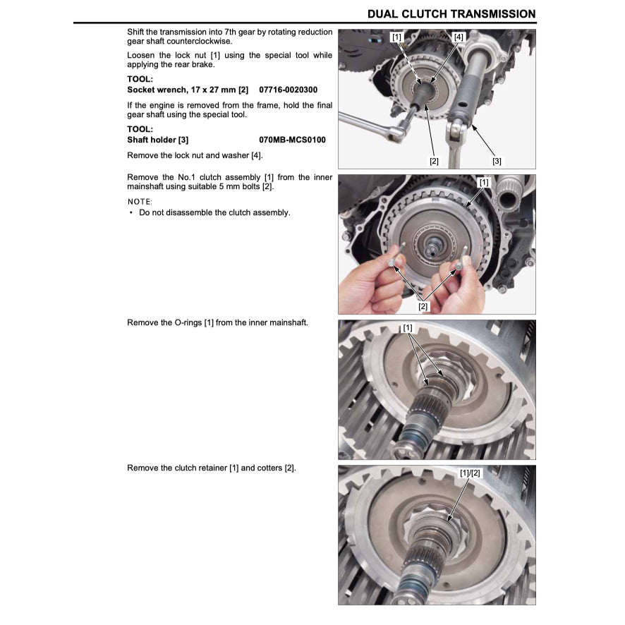HONDA GOLD WING GL1800 2018+ Full Manual Set – Repair & Maintenance Manual and User Handbook