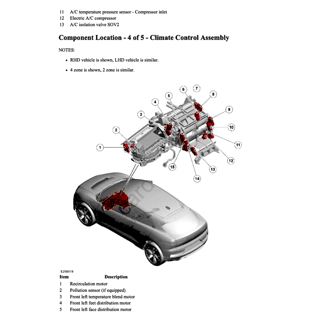 JAGUAR I-PACE EV400 X590 2018+ Full Manual Set – FACTORY Repair & Maintenance Manual