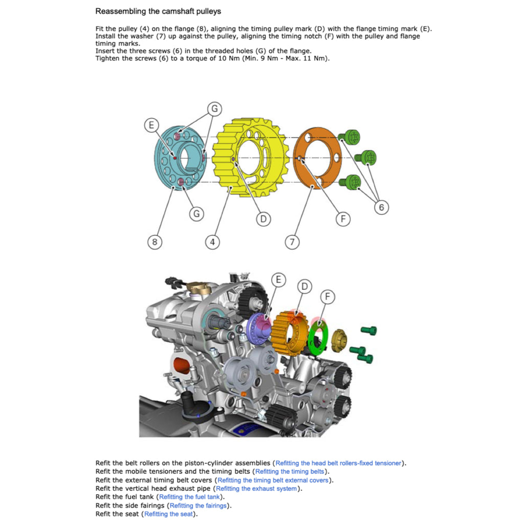 DUCATI HYPERSTRADA 821 2013-2017 Full Manual Set – Repair & Maintenance Manual and Spare Parts Catalog and User Handbook