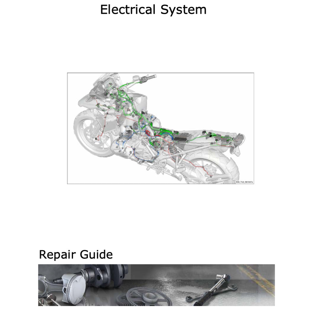 BMW R1250 GS K50 2019-2023 Full Manual Set – Repair & Maintenance Manual and Spare Parts Catalog